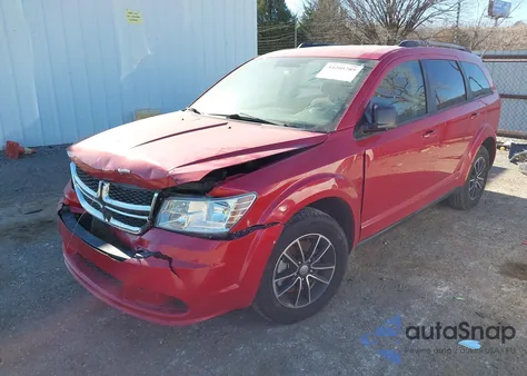 2017 Dodge Journey Se z USA, uszkodzony, nr VIN 3C4PDCAB8HT710010